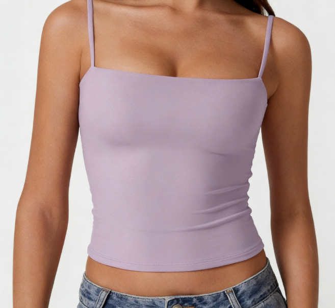 Double-Layer Spaghetti Strap Camisole — Sleeveless Design | Essential Layering Basic | Summer Wardrobe Staple